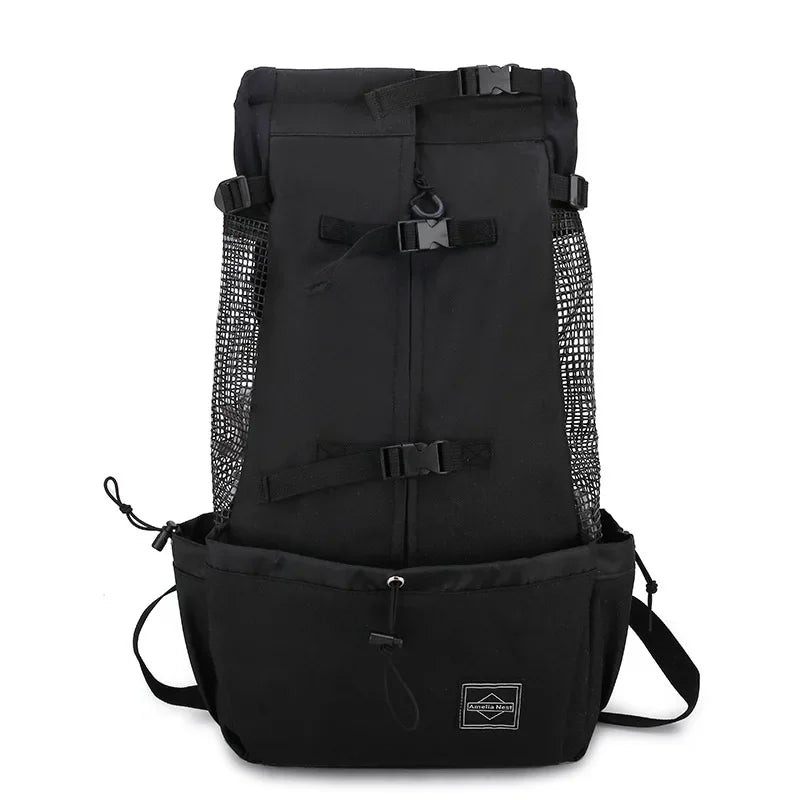 Strong Nylon Dog Carrier Backpack for Small Medium Dogs High Quality Breathable Cycling Backpack for Outdoor Travel Pet Supplies