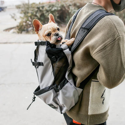 Strong Nylon Dog Carrier Backpack for Small Medium Dogs High Quality Breathable Cycling Backpack for Outdoor Travel Pet Supplies