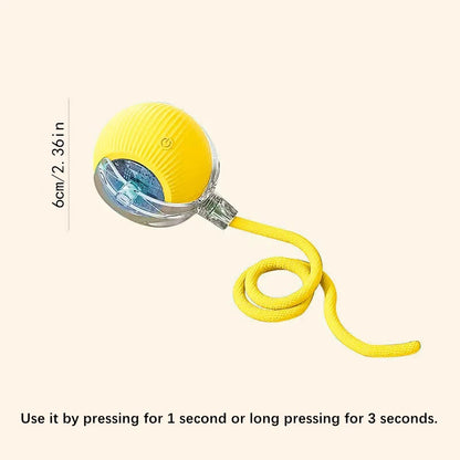Smart Dog Toy Ball Electronic Interactive Pet Toy Moving Ball USB Automatic Moving Bouncing for Puppy Birthday Gift Cat Products