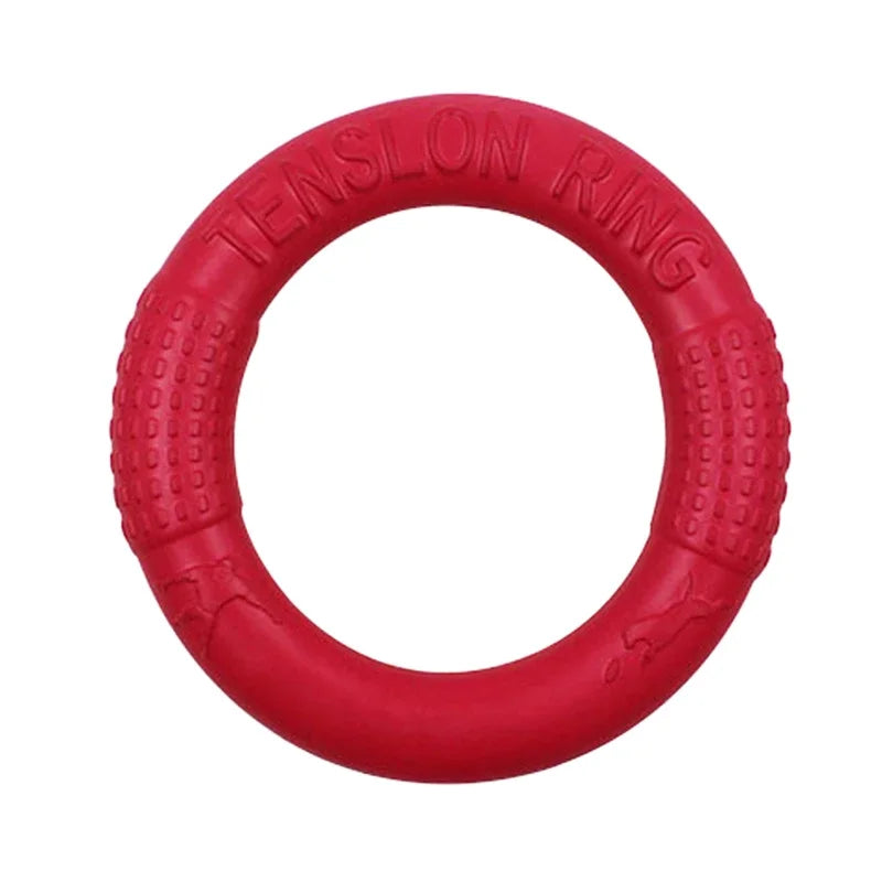 Floating Water Dog Toys Pet Flying Disk Training Ring Interactive Toy Puller Resistant Aggressive Chewing for Small Medium Dogs
