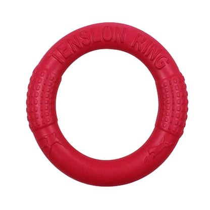 Floating Water Dog Toys Pet Flying Disk Training Ring Interactive Toy Puller Resistant Aggressive Chewing for Small Medium Dogs